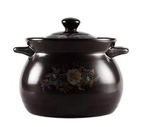 LCHJX Casserole Cooker Household Gas Ceramic Pot Corrugated Soup Casserole Fire Vintage Bandit Chinese Medicine Stew Soup Pot