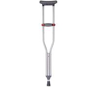 LCHJX Crutches for Adults Underarm Removable Cane, Non Slip Aluminum Spring Shock Rod for The Elderly, Auxiliary Scale, Suitable for Older Pregnant Women Great for Travel or Work