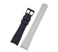 LCHJX Double color For Citizen Silicone Strap Men Watch Accessories Arc Mouth Watchband Bracelet Watch Belt 20mm 22mm Watchbands