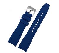 LCHJX For Longine Citizen BN0193 curved interface silicone watchband strap 19mm 20mm 22mm 21 Man Soft Bracelet accessories