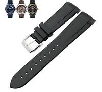LCHJX Natural Rubber Watchband 20mm 22mm Special for Tudor Pelagos 1958 39mm 41mm Pelagos Pin/Folding buckle Silicone Strap
