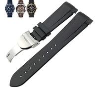LCHJX Natural Rubber Watchband 20mm 22mm Special for Tudor Pelagos 1958 39mm 41mm Pelagos Pin/Folding buckle Silicone Strap