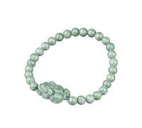 LCHJX New 2025 Burmese Jade Bracelets Natural Chinese Green Jewelry Designer Gemstone Accessories Carved Bead Jadeite Women Bracelet Decoration Jewelry Commemorative Accessories Trendy Best For Gift