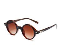 LCHJX New 2025 Punk Women Round Sunglasses Vintage Rivets Men Sun Glasses Shades UV400