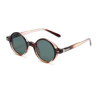 LCHJX New 2025 Punk Women Round Sunglasses Vintage Rivets Men Sun Glasses Shades UV400