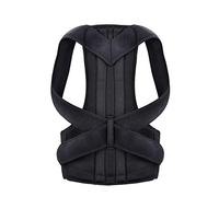 LCHJX Posture Corrector Back for Men and Women Back Posture Brace Clavicle Support Stop Slouching and Hunching Adjustable Back Trainer (Color : Black, Size : XXX-Large)
