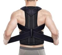 LCHJX Posture Corrector Back Posture Brace Clavicle Support Stop Slouching and Hunching Adjustable Back Trainer Unisex (Size : X-Large)