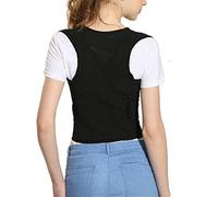 LCHJX Posture Corrector Back Posture Brace Clavicle Support Stop Slouching and Hunching Adjustable Back Trainer (Color : Black, Size : XXXL code)