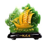 LCHJX Sculpture Tabletop China Shoushan Stone Ornaments, Resin Crafts Fu Ornaments Stone Furnishing Ornaments Crafts, Creative Desktop Decoration Housewarming Gifts,B (Color : C)