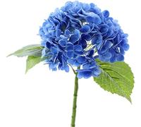 LCHJX Set of 5 3D Lifelike Hydrangea Flowers Real Touch Artificial Hydrangea Fake Flowers Gift for Home Party Decoration Wedding Arrangement