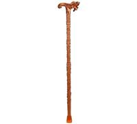 LCHJX Solid Wooden Walking Cane Wood Canes Old Man Walking Stick Solid Wood Walking Stick Cane Elderly Outdoor Hiking Trekking Poles Walking Aid Slip Crutches for Elderly, Seniors