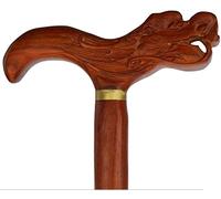 LCHJX Solid Wooden Walking Cane Wood Canes Solid Wooden Cane, Old Man' S Walking Stick, Non- Slip Wood Cane, Halloween, 87Cm,Crutches for Elderly, Seniors