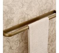 LCHJX Towel Rails Modern Towel Rack, Bathroom Towel Rail High Load-Beastorage Shelf Towel Rack Copper European Retro Single Rod Hardware Towel Holder Towel Racks/Antique The New