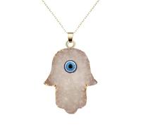 LCHJX Turkish Evil Eye Blue Beads Pendant Necklace Clavicle Chain Jewelry Gift-3-3cm Blue Eye