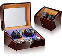 LCHJX Watch Winder Watch Automatic Watch Winder Box 4+6 Storage Display Box Case with Extremely Silent Motor and 5 Rotation Modes It's so Kind of You Watch Winder