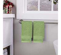Lchkrep Cotton Hand Towels 2 Pack, Salon Thick Bath Hand Towel,Gym Towel 14" x 30", Face Cloth, Soft and Absorbent Washcloths Set for Home Bathroom Hotel (Green)…