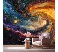 LCHMQ 3D Photo WallpaperPsychedelic Starry SkyLarge Wall MuralScience Fiction Universefor Living Room Bedroom DIY Decoration Art 200 x 140 cm