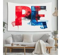 LCHMQ Abstract Art Tapestry Wall Hanging Modern Typography Tapestry Bedroom Decor Wall Hanging Art Tapestries for Living Room Bedroom Dorm 230x180cm