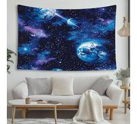 LCHMQ Cosmic Planet Tapestry Stellar Nebula Wall Tapestries Decorative Wallcovering Hanging Bedroom Dormitory Mural Wallpaper 200x150cm
