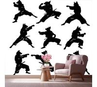 LCHMQ Mural WallpaperAbstract KarateWallpaper Mural RemovableMinimalist DecorationsPoster Print 3D Effect Decoration for Bedroom 300x210cm