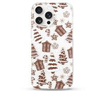 LCHULLE for Christmas Case iPhone 13 Pro,Cute Xmas Tree Snowflake Pattern Clear Soft Case for Women Men Kids,Transparent Silicone Shockproof Bumper Cover for iPhone 13 Pro 6.1",Brown Xmas Tree