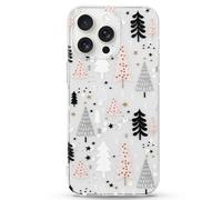 LCHULLE for Christmas Case iPhone 14 Pro Max,Cute Xmas Tree Snowflake Pattern Clear Soft Case for Women Men Kids,Transparent Silicone Shockproof Cover for iPhone 14 Pro Max 6.7",Colorful Xmas Tree