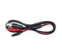 LCIQJB BNC To Double Alligatores Clip Test Cable With Silicone Insulation For Electronic Testing Tools Oscilloscope Probe Leads