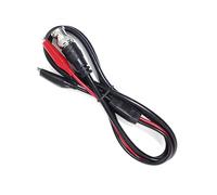 LCIQJB BNC To Double Alligatores Clip Test Cable With Silicone Insulation For Electronic Testing Tools Oscilloscope Probe Leads