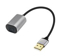 LCIQJB USB A Male To SPDIF Female Digital Converter For Computer Laptop Connection C To Sound Adapter A To Converter