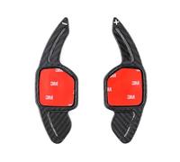 LCJAN Car Paddle Shifter for Audi A6 / Q7 / TT/TTS 2017 Carbon Fiber Extended Edition, Steering Wheel Shift Paddle Extension Carbon Fiber ABS Paddle Shifters Accessories,Carbon Fiber Black