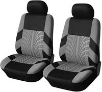 LCJAN Car Seat Covers for Benz A-Class Hatchback W168 V168 W169 W176 W177, Car Seat Covers Front Pair Nonslip Interior Accessories Comfortable and Breathable,Grey