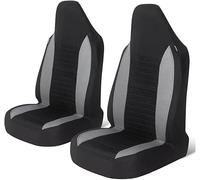 LCJAN Car Seat Covers for Ferrari 296 | 12Cilindri | Amalfi | Daytona SP3 | F80 | Purosangue | Roma | SF90, Car Seat Covers Front Pair Nonslip Interior Accessories Comfortable and Breathable,Grey