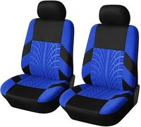 LCJAN Car Seat Covers for Opel Adam/Astra/Corsa/Crossland/Grandland/GT/Insignia/Zafira, Car Seat Covers Front Pair Nonslip Interior Accessories Comfortable and Breathable,Blue