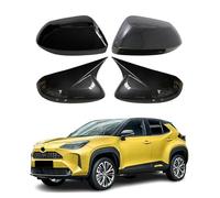 LCJAN Mirror Cover Caps for Toyota Yaris Cross XP210 2020-2024 2025, ABS Door Mirror Casing Exterior Accessory Enhance Your Vehicle Left And Right Side Replacement,Carbon fiber pattern