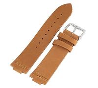 LCJQ Watch Straps 20 22 23mm Leather Watches Band Soft Leather Replacement Watches Band for Wooden Watch Pin Buckle Wristwatch Strap for Women Men Replacement Strap (Color : Brown 23mm)