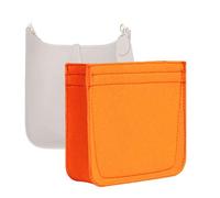 Lckaey Felt Organizer- for Evelyne Bag 29 Bags Insert- Handbag insert Purse-1003Orange-M