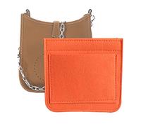 Lckaey Felt Organizer-for Hermes Evelyne III tpm pm gm Bag Insert Mini 16 29 33 Bag Purse Organizer Y003 Orange-S
