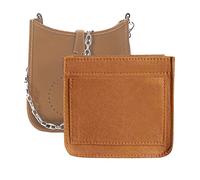 Lckaey Felt Organizer-for Hermes Evelyne III tpm pm gm Bag Insert Mini 16 29 33 Bag Purse Organizer Y003 brown-M