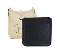 Lckaey Felt Organizer-for Hermes Evelyne III tpm pm gm Bag Insert Mini 16 29 33 Bag Purse Organizer Y003 black-M