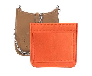 Lckaey Felt Organizer-for Hermes Evelyne III tpm pm gm Bag Insert Mini 16 29 33 Bag Purse Organizer Y003 Orange-M