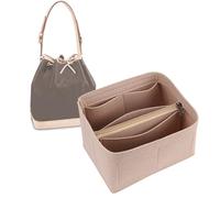 Lckaey Khaki Wallet Organizer for NOE Inner Bag - Rectangular, 4 Compartments, Lightweight, Waterproof, Casual - CADDY Insert Mounting - 20 x 24 x 11cm