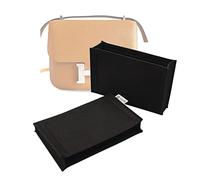 Lckaey Purse Organizer for constance 18 Bag insert Organizer，constance slim insert 2033black-S