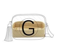 Lckaey Purse organizer for gucci soho disco bag shaper purse insert Felt organizer Y087-Khaki