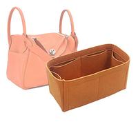 Lckaey Purse Organizer Insert for lindy 26 inner bag 2037camel-S