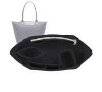 Lckaey Purse Organizer Insert for Longchamp Le Pliage Large Tote - Felt Organizer 1028black-L