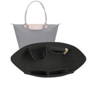 Lckaey Purse Organizer Insert for longchamp organizer insert(Large) Handbags Organizer 1012black2-L AG