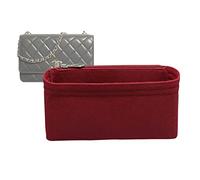 Lckaey Purse Organizer Insert for woc organizer for woc insert3005-wine red