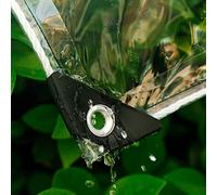 LCKFFYD Plant cover Transparent Tarpaulin- Waterproof PVC Plastic Tarp with Eyelets, Flower Plant Sheet Covers Rainproof,500g/m²，1.5 m x 1.5 m