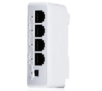 Lckiioy 1Pcs 4 Ports 1 to 3 Port PoE Extender Passive Cascadable IEEE802.3Af 100Mbs for IP Transmission Repeater Switch NVR IP Durable Easy to Use