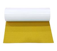 LCKKJHG Eva Foam Boat Decking Eva Surfboard Traction Pads 1200 * 300 * 5mm Surf Paddleboard Pad Foam Deck Grip Skimboard Adhesive Grips Tail(Yellow)